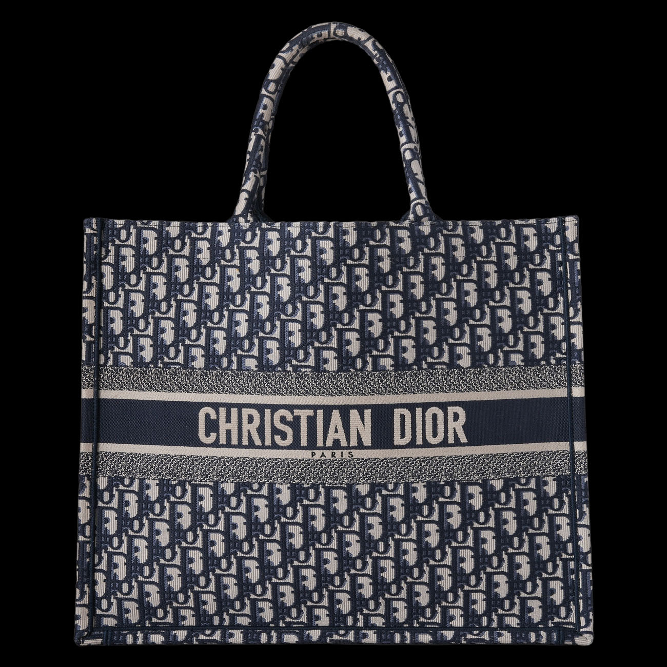 CHRISTIAN DIOR(USED)크리스찬디올 오블리크 북토트 라지백